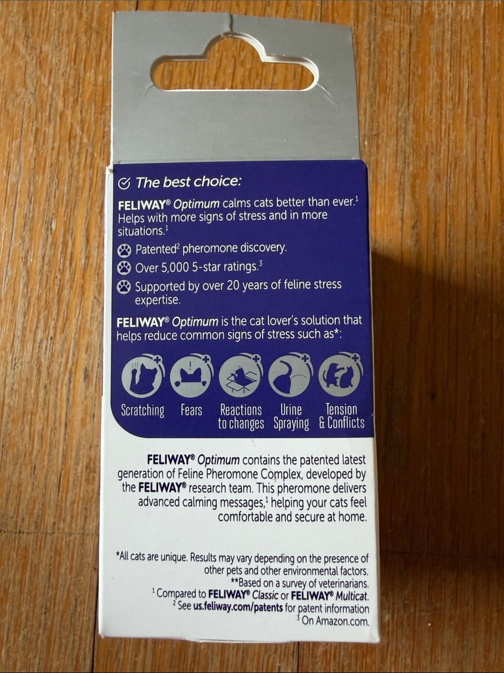 Feliway Optimum Enhanced Calming Refill – Purple HAPPY FAMILY - Picture 5 of 6